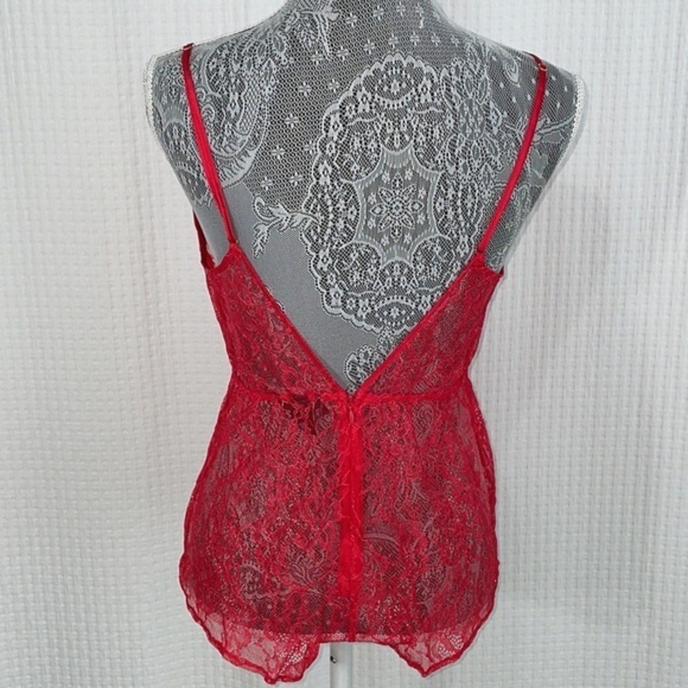 Victoria’s Secret red lace negligee. Size Small. Excellent used condition. - Picture 5 of 11